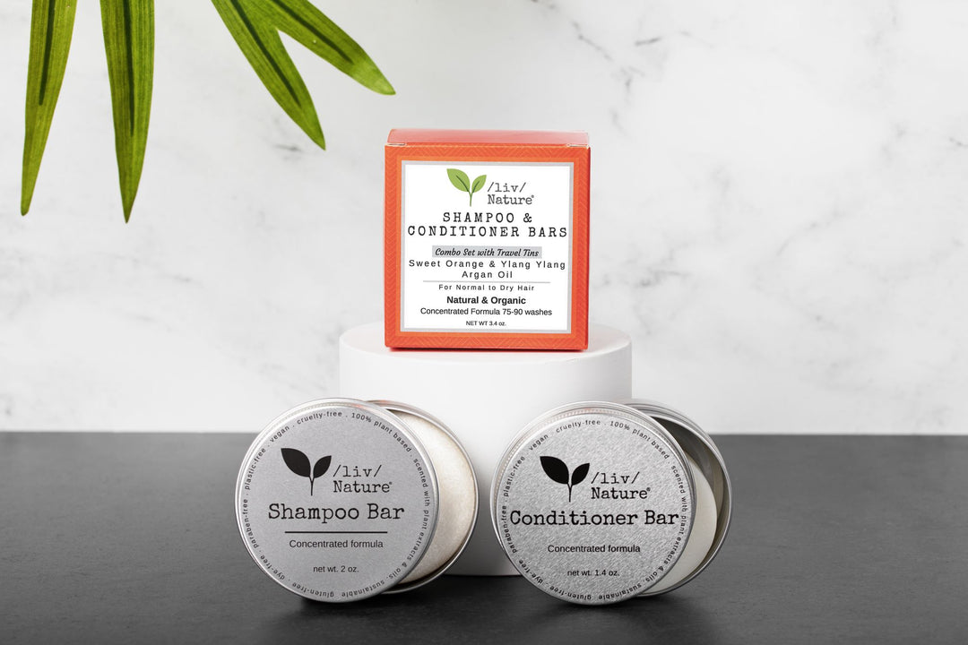 Shampoo & Conditioner Bar Travel Sets