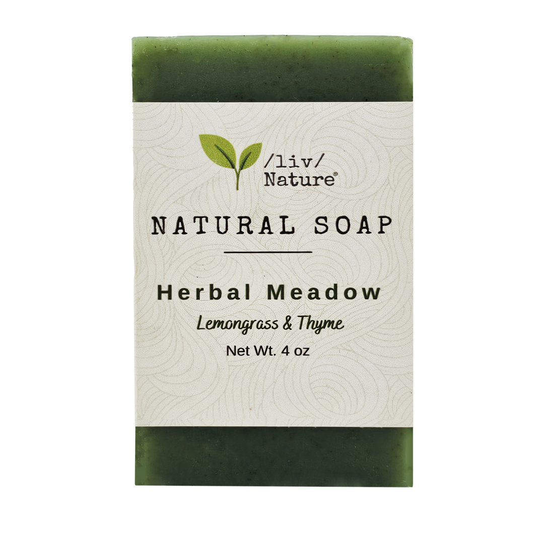 liv nature herbal meadow organic soap