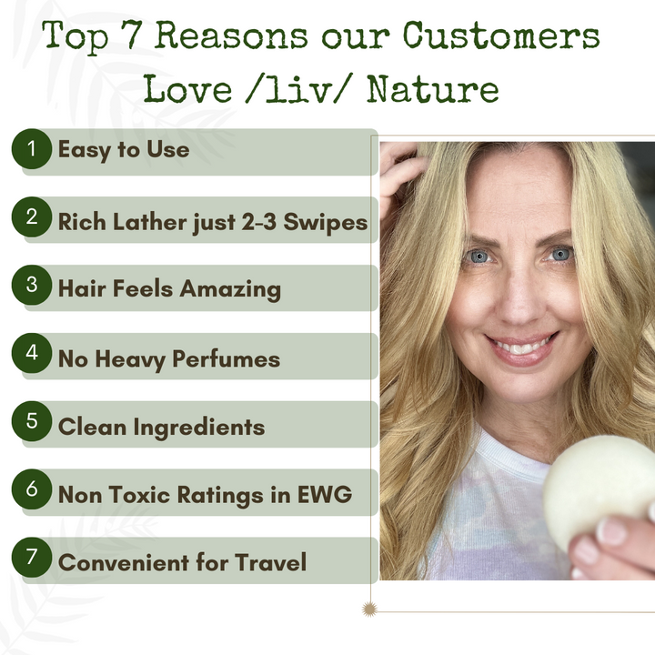 Reasons why customers love liv Nature products.