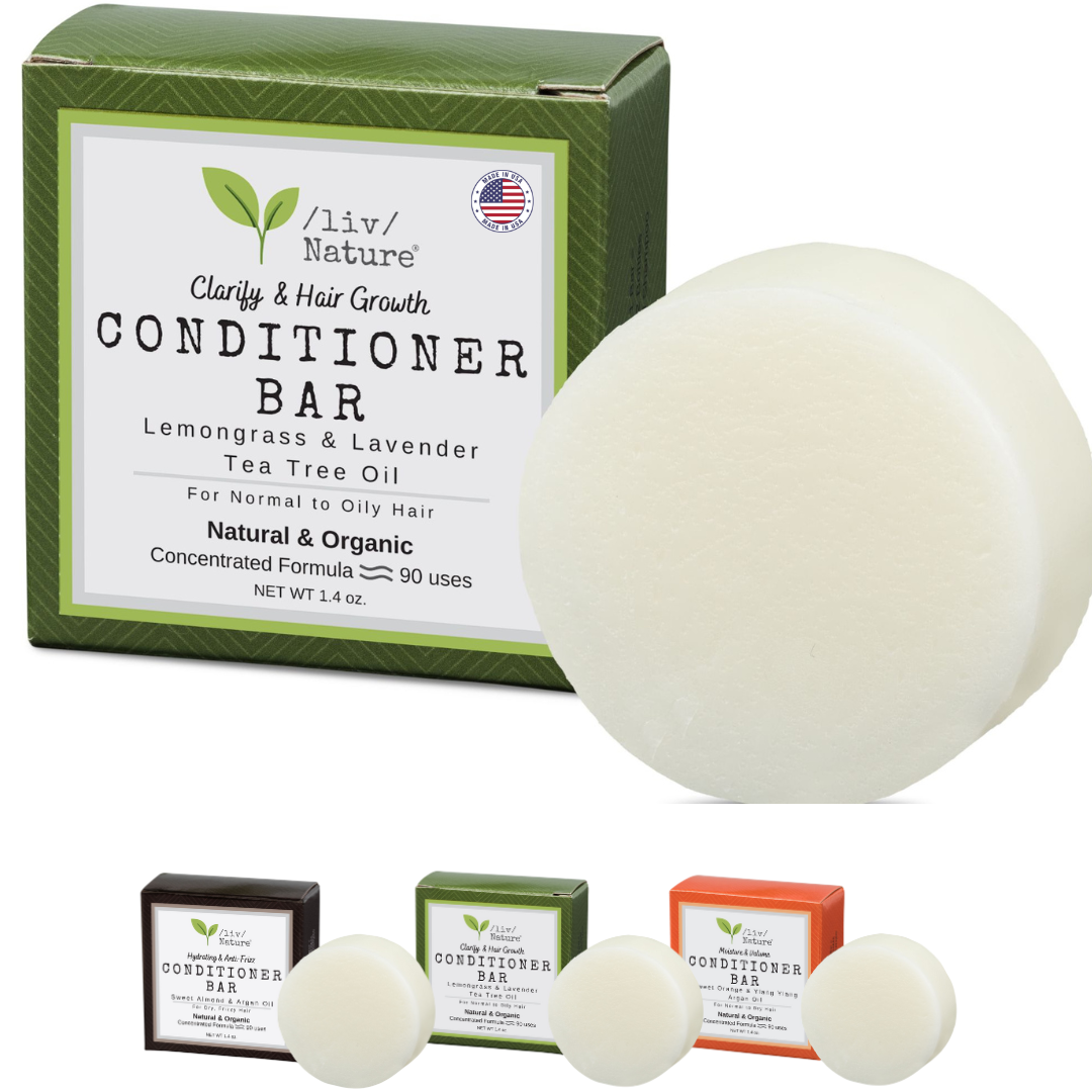 lavender and tea tree oil for hair growth liv/ Nature Conditioner Bar | Light Conditioning