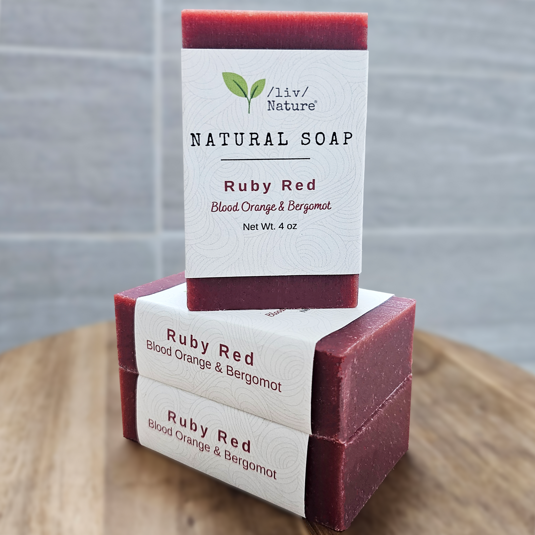 organic ruby red soap