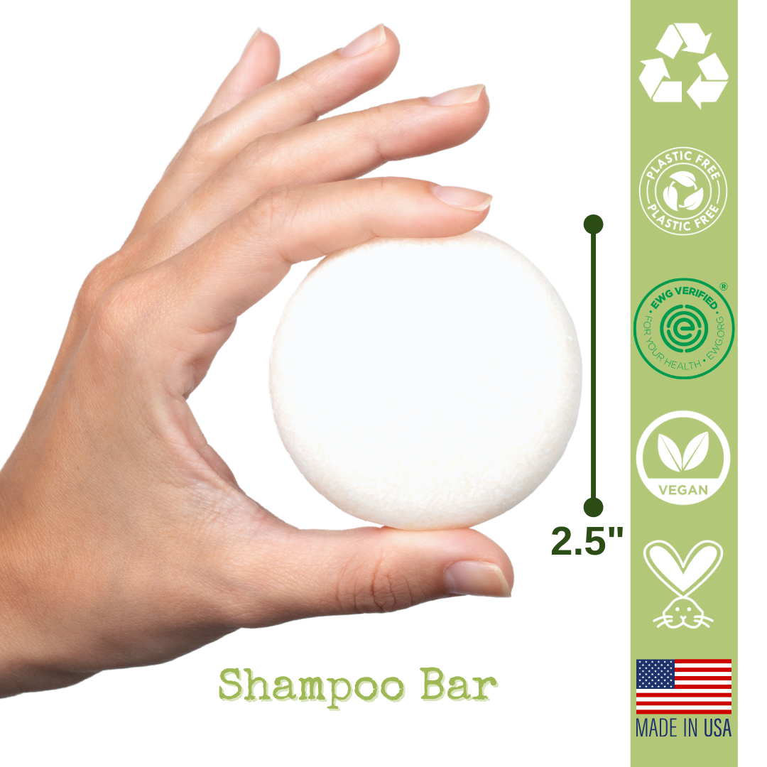 /liv/ Nature Unscented Shampoo Bar | EWG Verified | Hypoallergenic | Fragrance Free | Ultra Gentle, Safe for Sensitive Skin, Psoriasis | Travel Essential | USA 1-pk